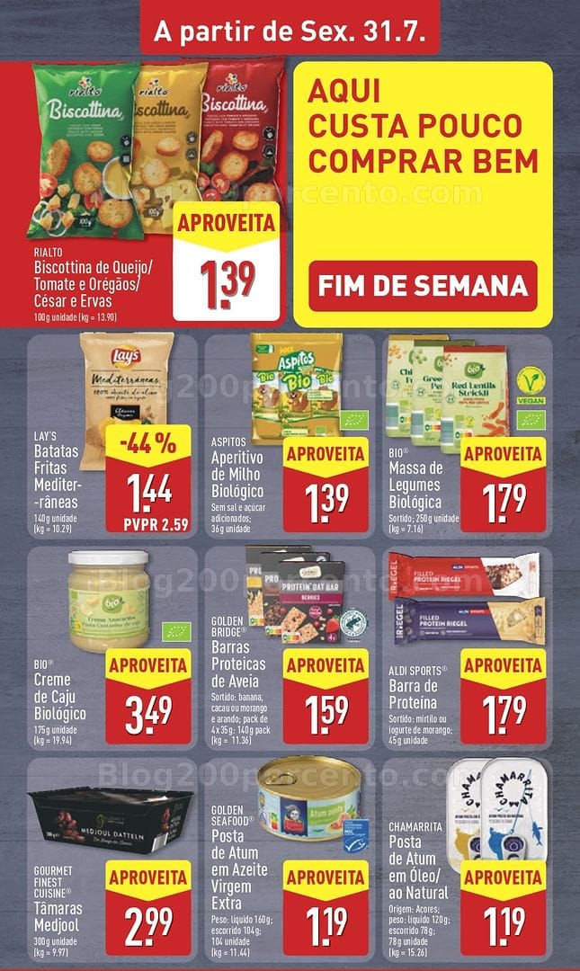 Antevisão Folheto ALDI Promoções de 27 julho a 2 agosto